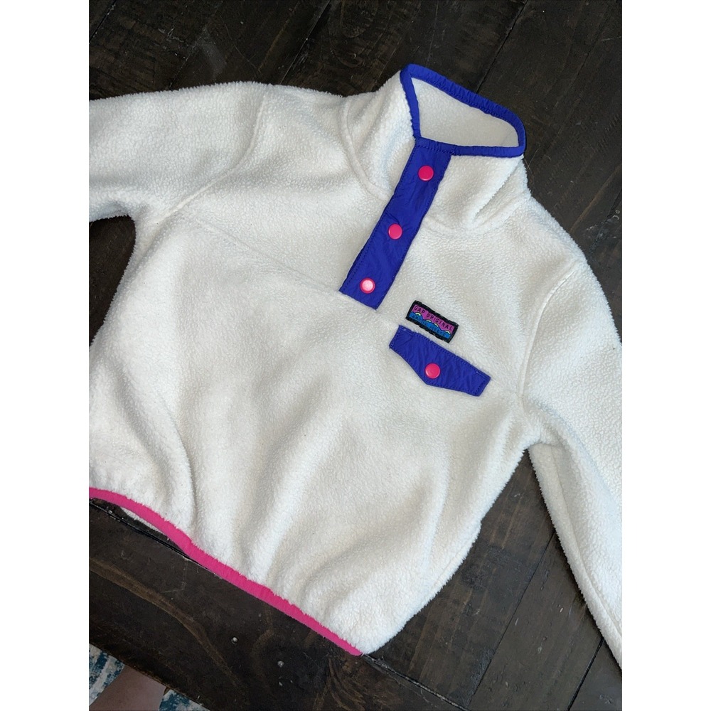 GAP Arctic Fleece Reissue Pullover Soft Jacket Toddler 3 Yrs 1/4‎ Snap